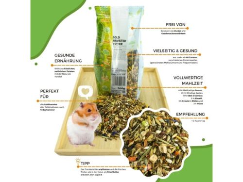 GZGHF500 - Getzoo Guldhamster Food 500g 2